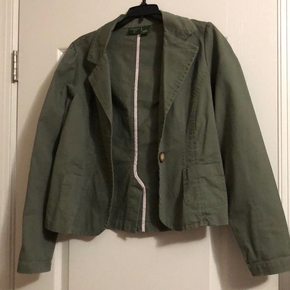 Green Jean Jacket